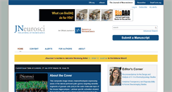 Desktop Screenshot of jneurosci.org