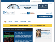 Tablet Screenshot of jneurosci.org